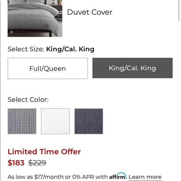 Pottery Barn Honeycomb Duvet Cover